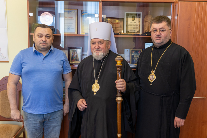 Володимир Важинський зустрівся з архієпископом і митрополитом Тернопільсько-Зборівським Кир Василієм (Семенюком) та єпископом помічником Володимиром (Фірманом)