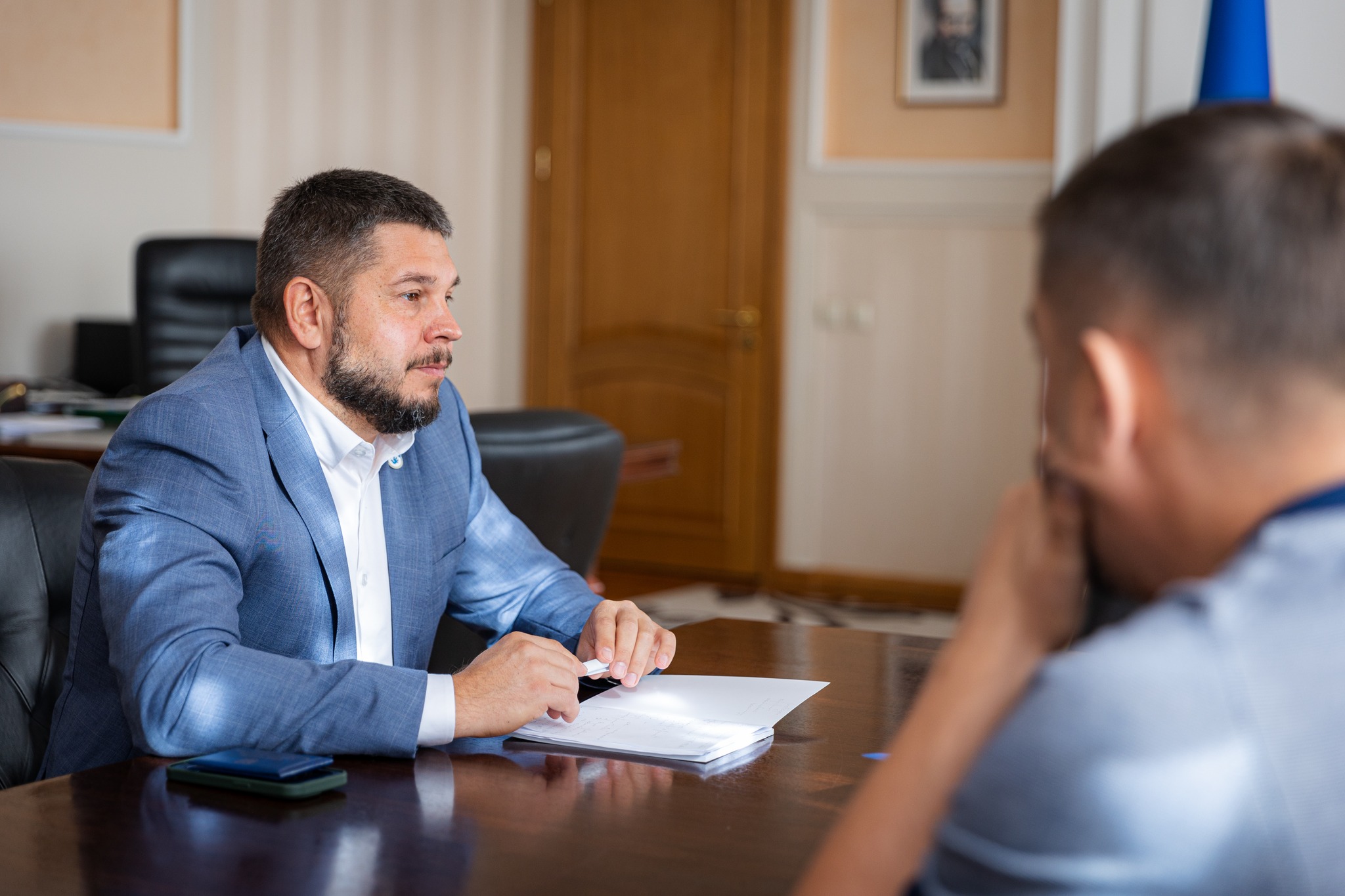 В'ячеслав Негода зустрівся із представником Уповноваженого з прав людини в області Олександром Криницьким