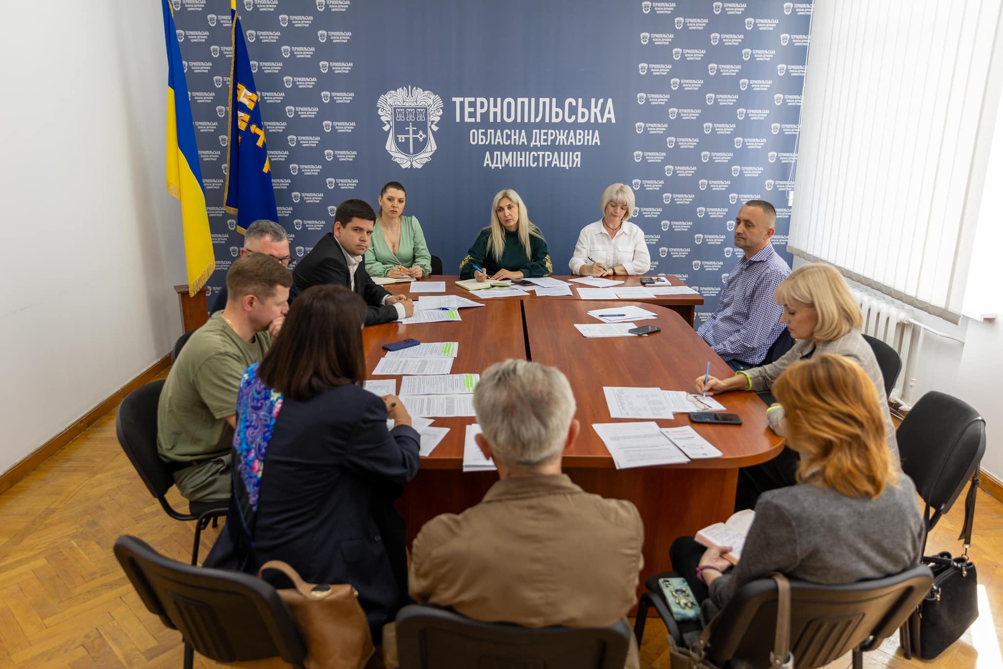 У Тернопільській ОВА відбулося перше засідання експертної фокус-групи щодо підтримки ветеранів